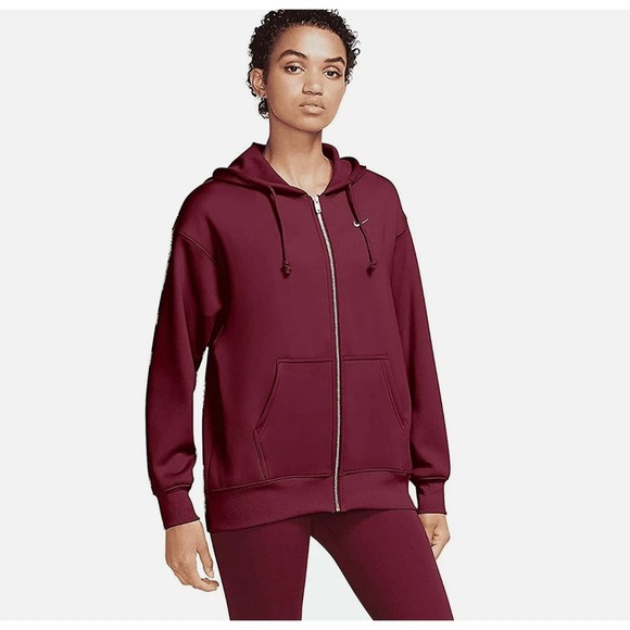 Nike Therma Training Hoodie Womens L Full Zip Oversized Fit NWT! (TINY SCRATCH) - Picture 1 of 11